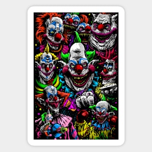 Killer Klowns 80s horror movies clowns Magnet